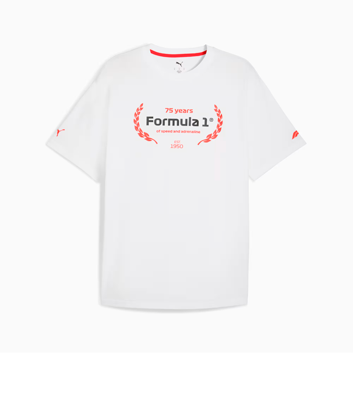 CAMISETA HOMBRE F1 BLANCA 632652 02