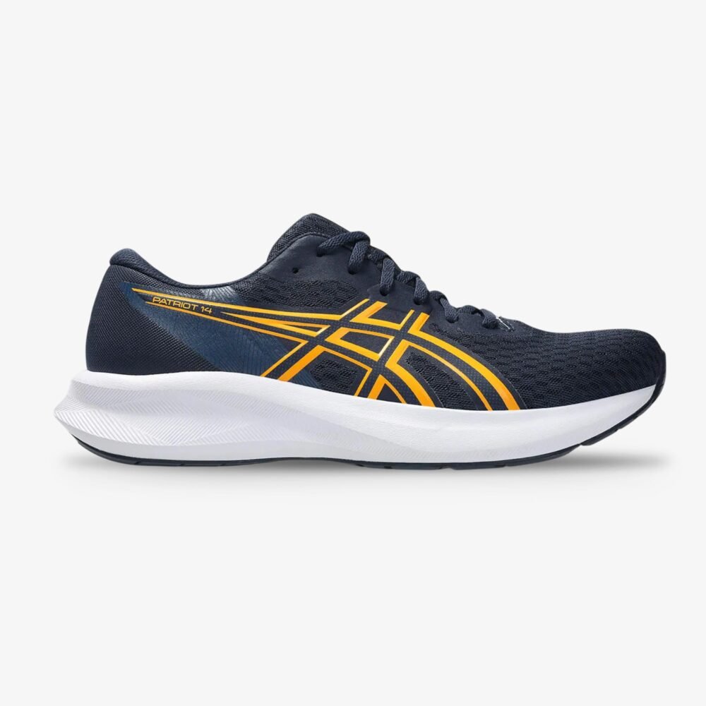 Zapatillas Asics Patriot 14 Azul Amarillo Hombre