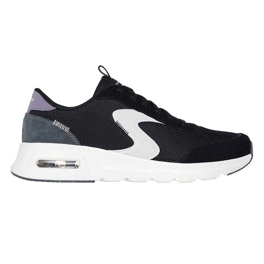 Zapatillas Skechers Skech-Air Court Air Wave Negro Blanco Mujer