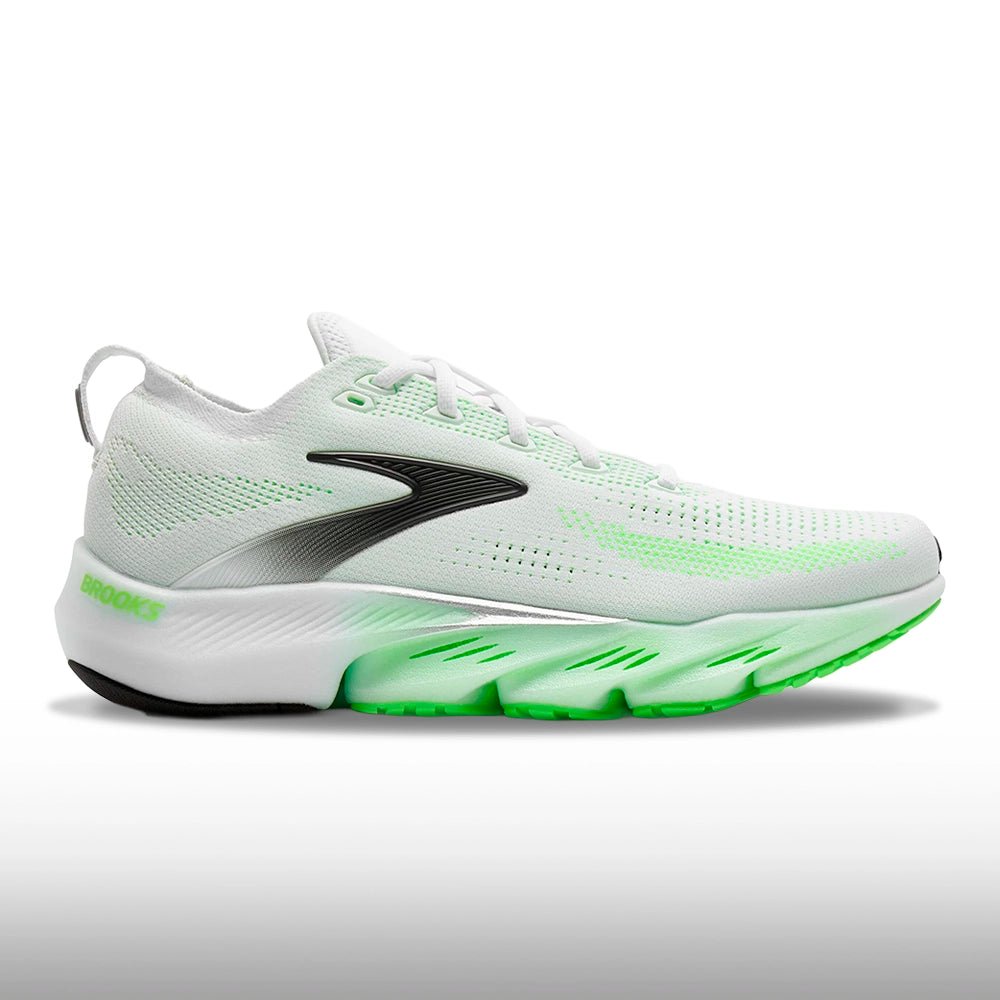 Zapatillas Brooks Glycerin Flex White Green Gecko Phantom Hombre