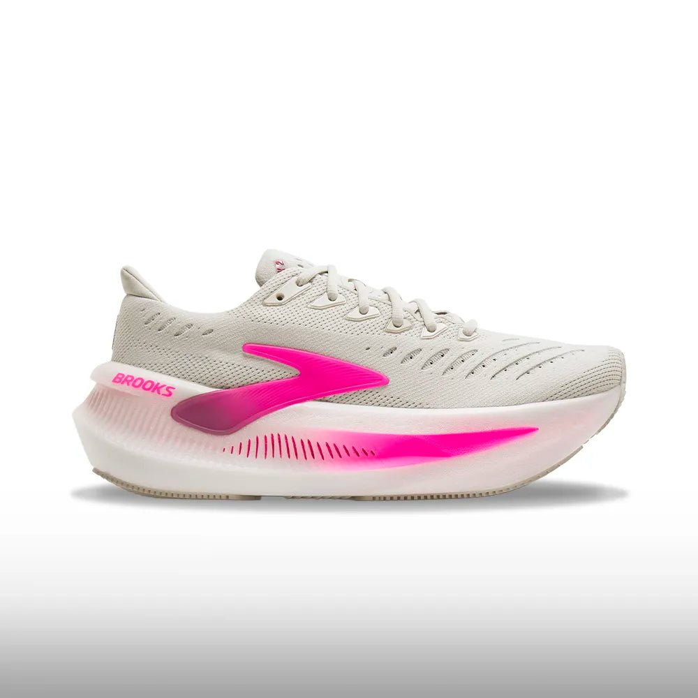 Zapatillas Brooks Glycerin Max 2 Oyster Argyle Cyber Pink Mujer