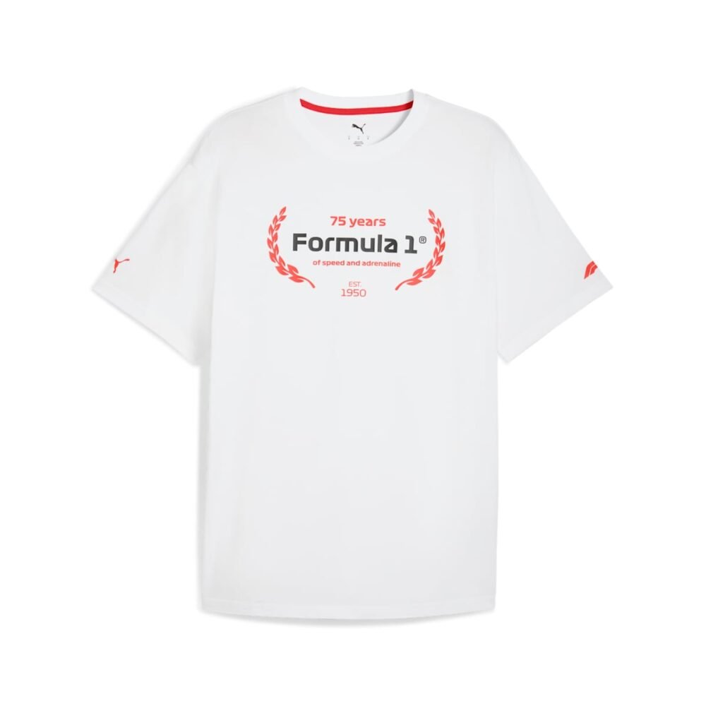 Camiseta Puma F1 Blanco Hombre