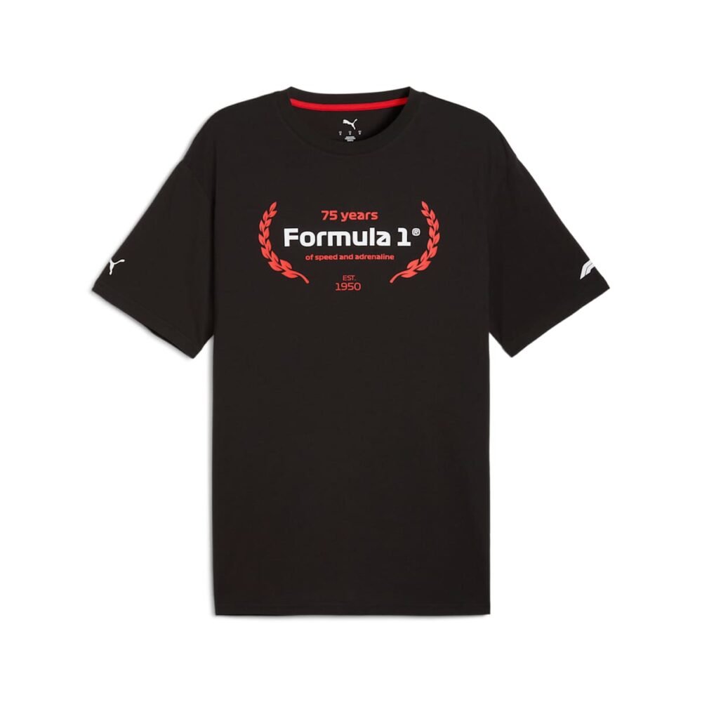 Camiseta Puma F1 Negro Hombre