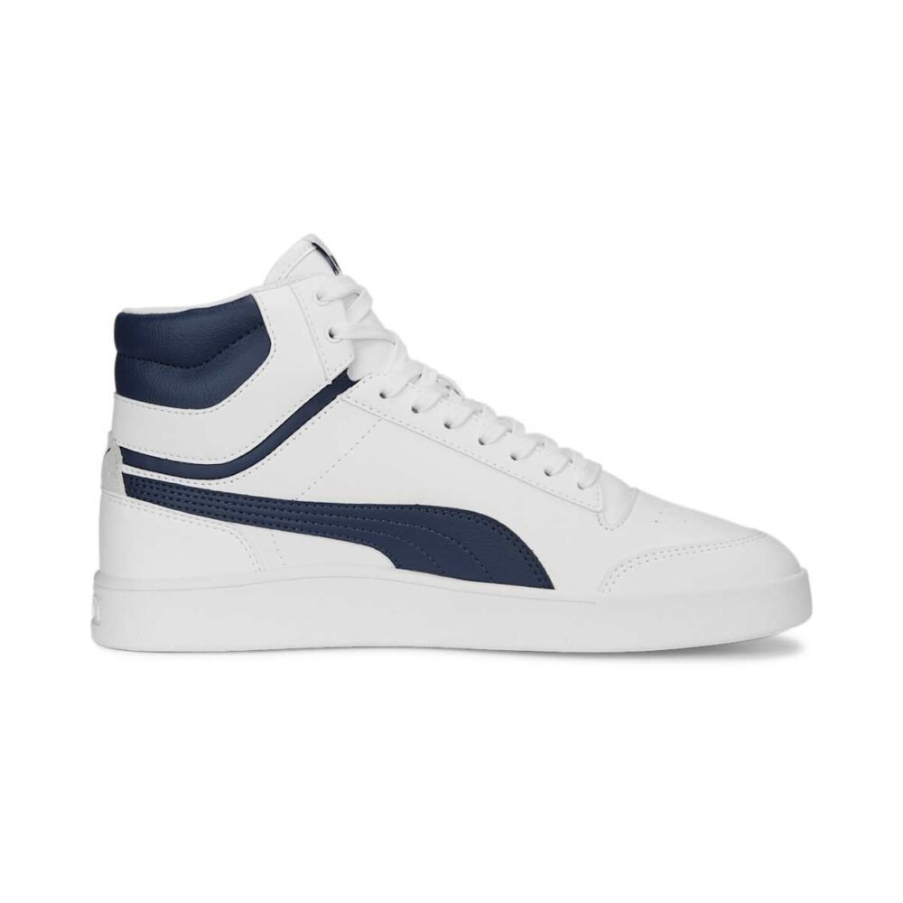 Zapatillas Puma Shuffle Mid Blanco Negro Unisex