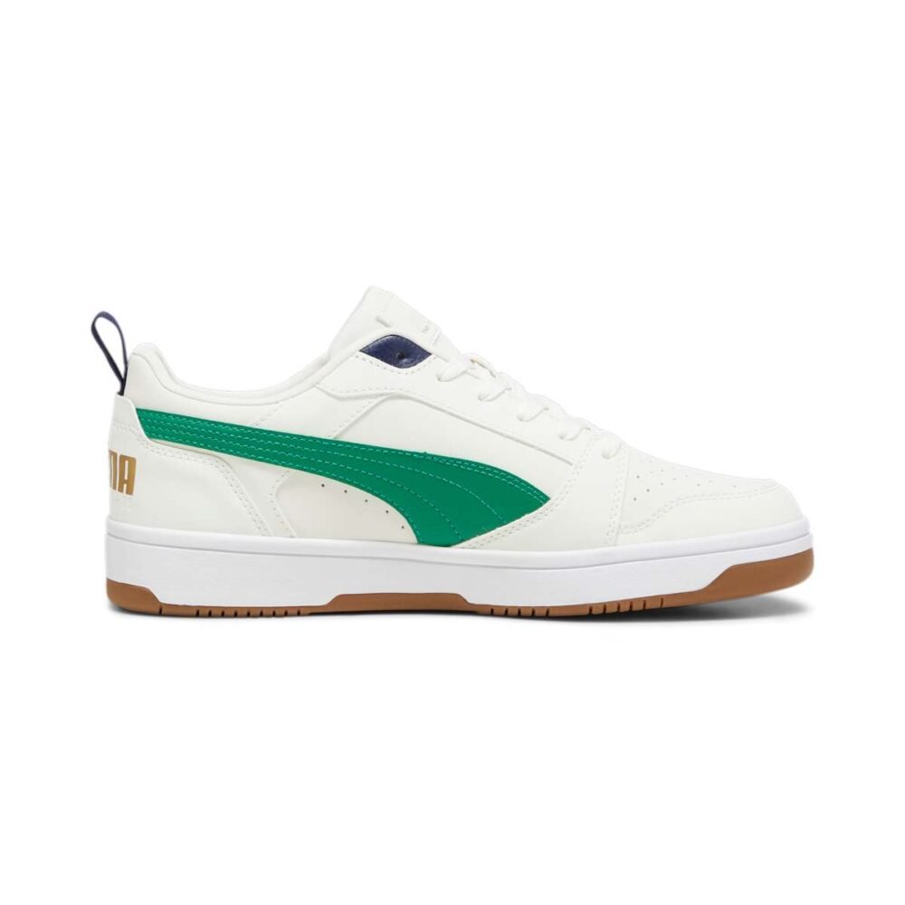 Zapatillas Puma Rebound v6 Low 75 Years Blanco Verde Hombre
