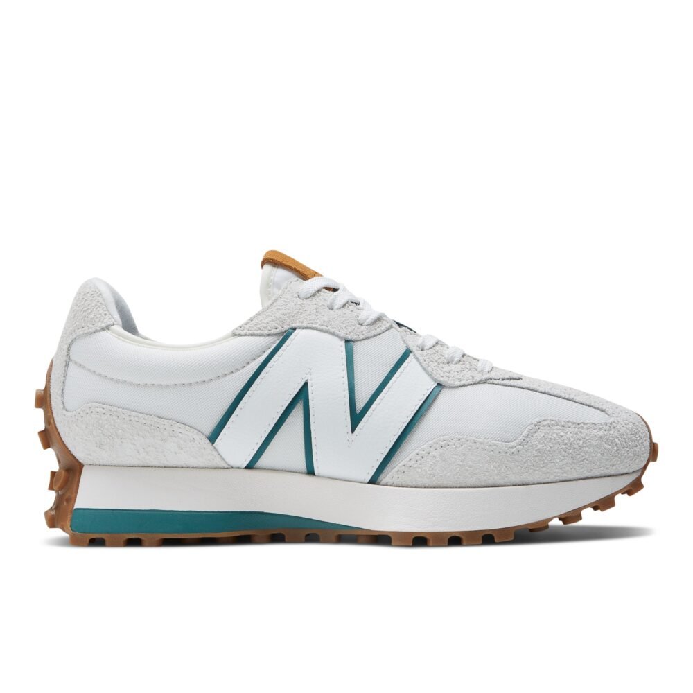 Zapatillas New Balance 327 Blanco Verde Mujer